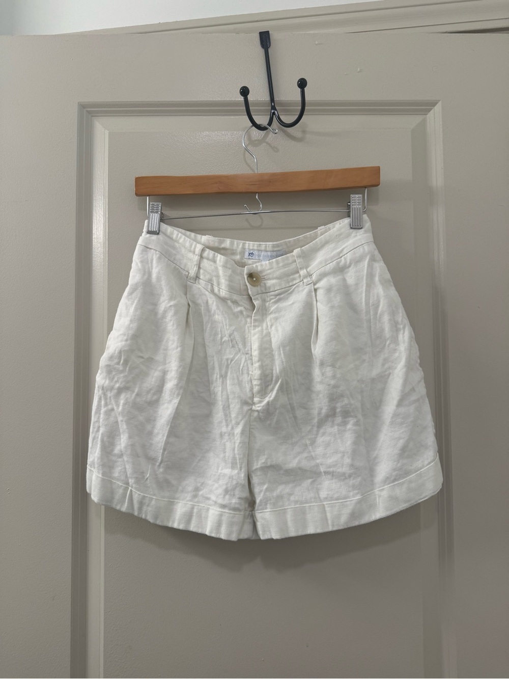 Southern Tide White High Waist Linen Short Women’s Size 4